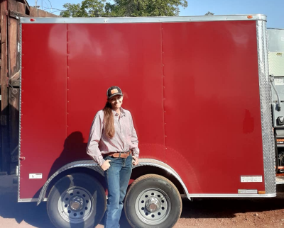 Megan With New Trailer
